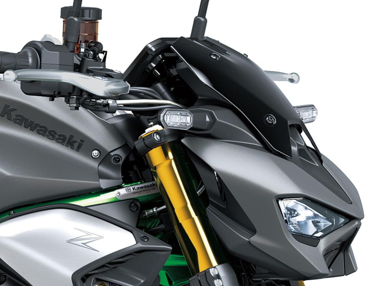 Compact LED Headlights and Sharp, Compact Front End