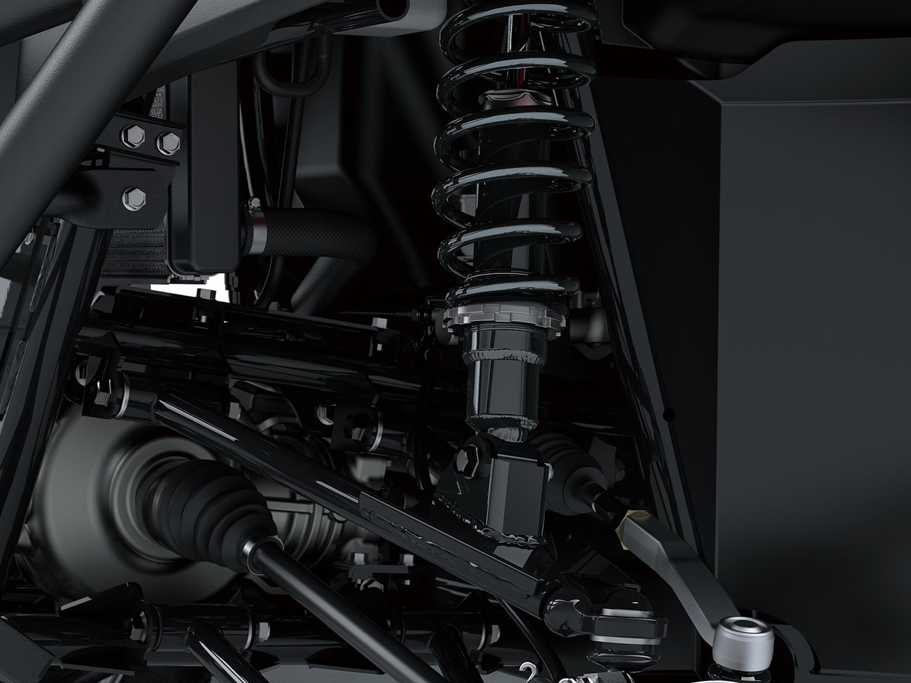 Independent front & rear suspension